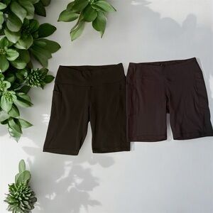 Women's Black Bike Shorts